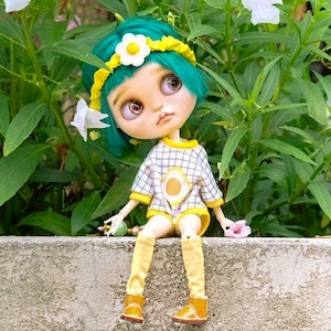 Blythe outfit, Obitsu22,Obitsu24 Doll outfit for blythe, 1/6 bjd outfit, Blythe costume set of 3 pcs