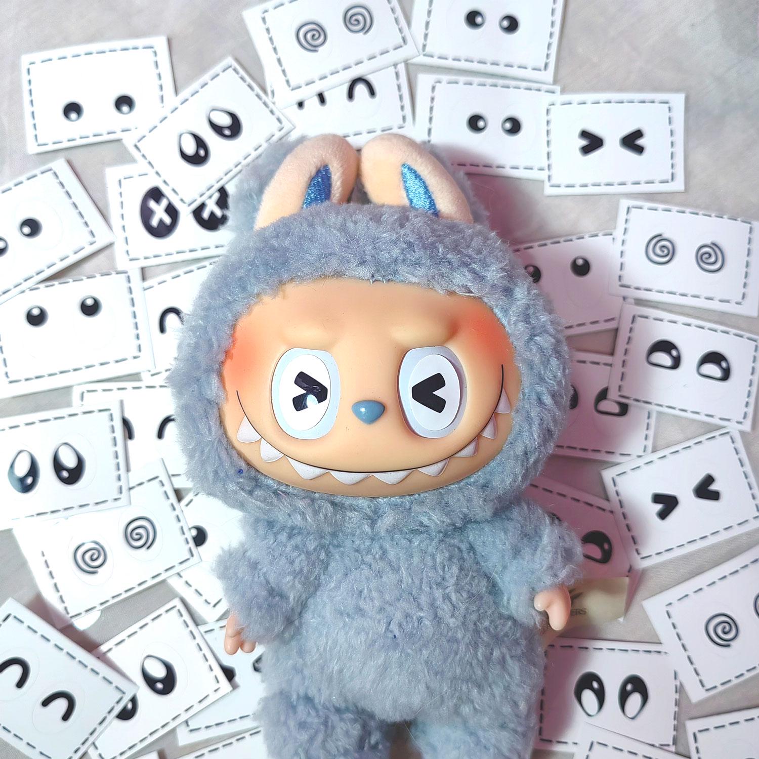 PLAYPERDOLL Sticker eye for Art toy accessories for doll 17cm contaclens for Labubu 17 cm