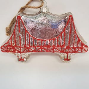 Golden Gate Bridge San Francisco Christmas Ornament
