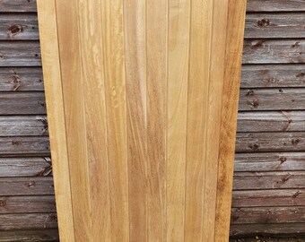 Wooden Garden Gate Iroko Hardwood Single Gate 4ft High Etsy