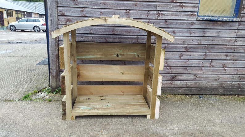 Log Store Dome Roof Etsy
