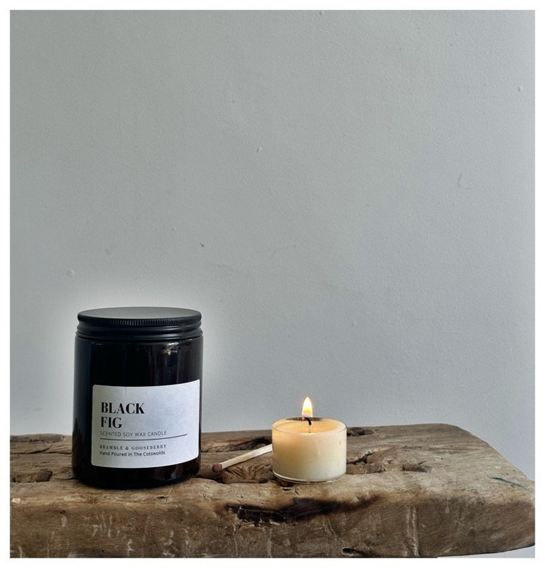 Hand poured soy wax candles image 3
