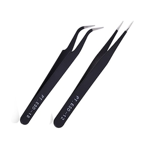 1, Stainless Steel Tweezers, Beading Tweezers, Bead Tools, DIY Jewelry, Beading Items, Picking Up Beads, Tweezers, Bead Tool, #17D