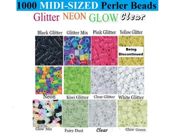 Bulk Buy: Perler Beads Neon Mix 1,000 Count 3 Pack 80-15186
