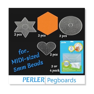 Perler Bead Pegboards, Large Square Pegboards, Square Interlocking, Star,  Round Circle, Melting Perler Beads, Hexagon Pegboard, Perler Items 