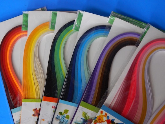 720 Total Strips, Quilling Paper Strip, Paper Art Craft, Rainbow