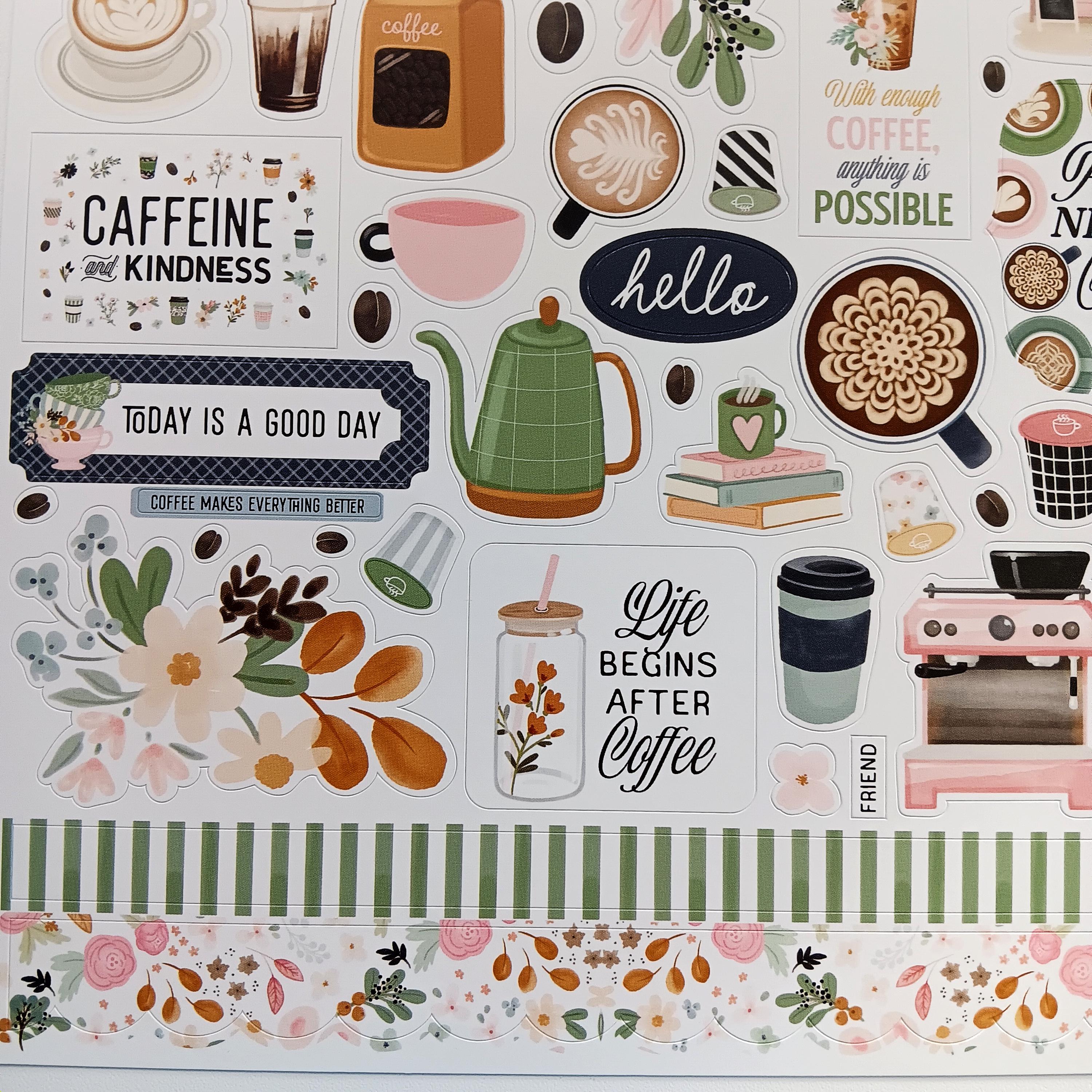 Coffee Shop Stickers, 12