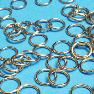 100, 12mm Jump Rings, Silver Jump Rings, Closed but Unsoldered, Jump Rings, Jewelry Findings, Jewelry Crafting, Jewelry Making, 1A image 4