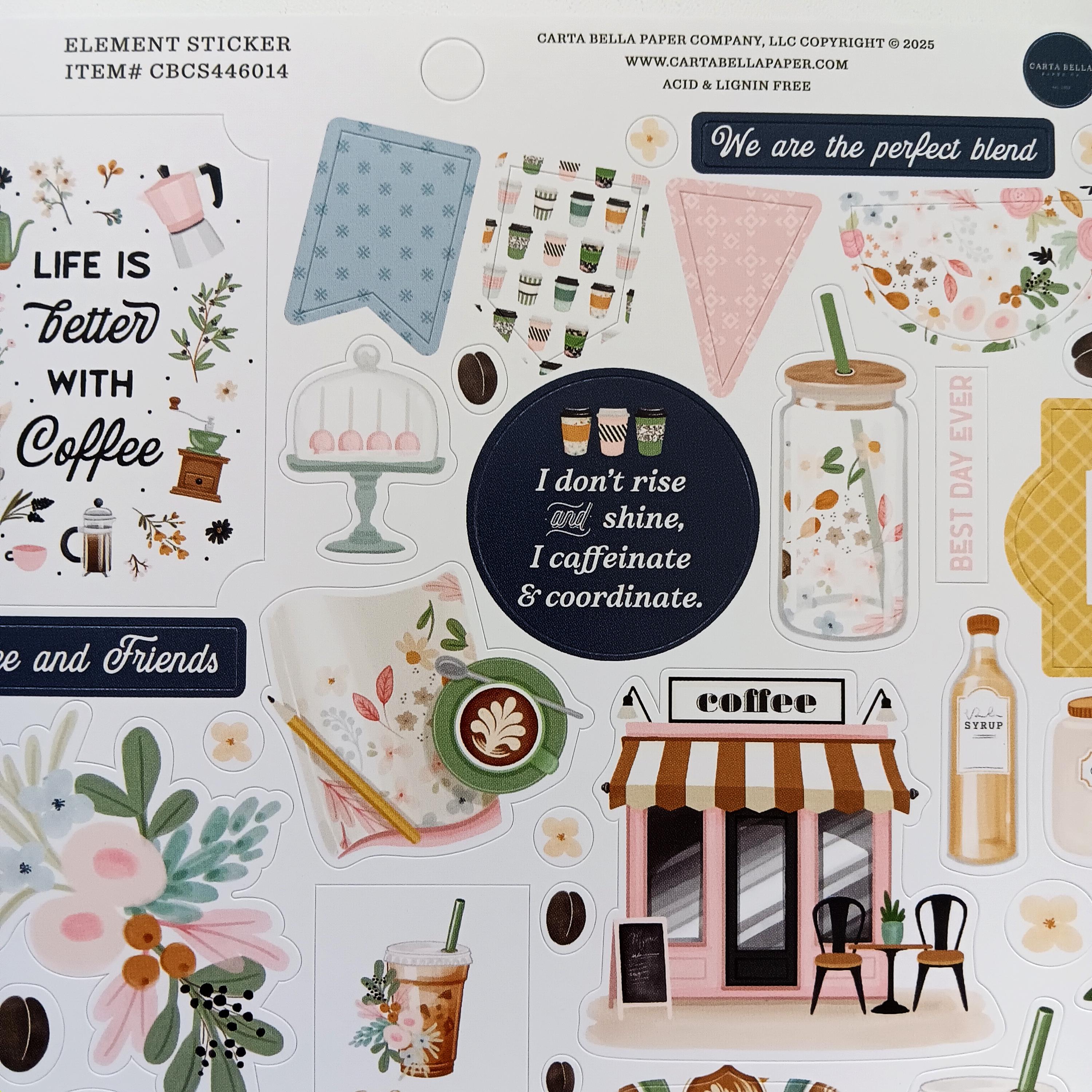 Coffee Shop Stickers, 12