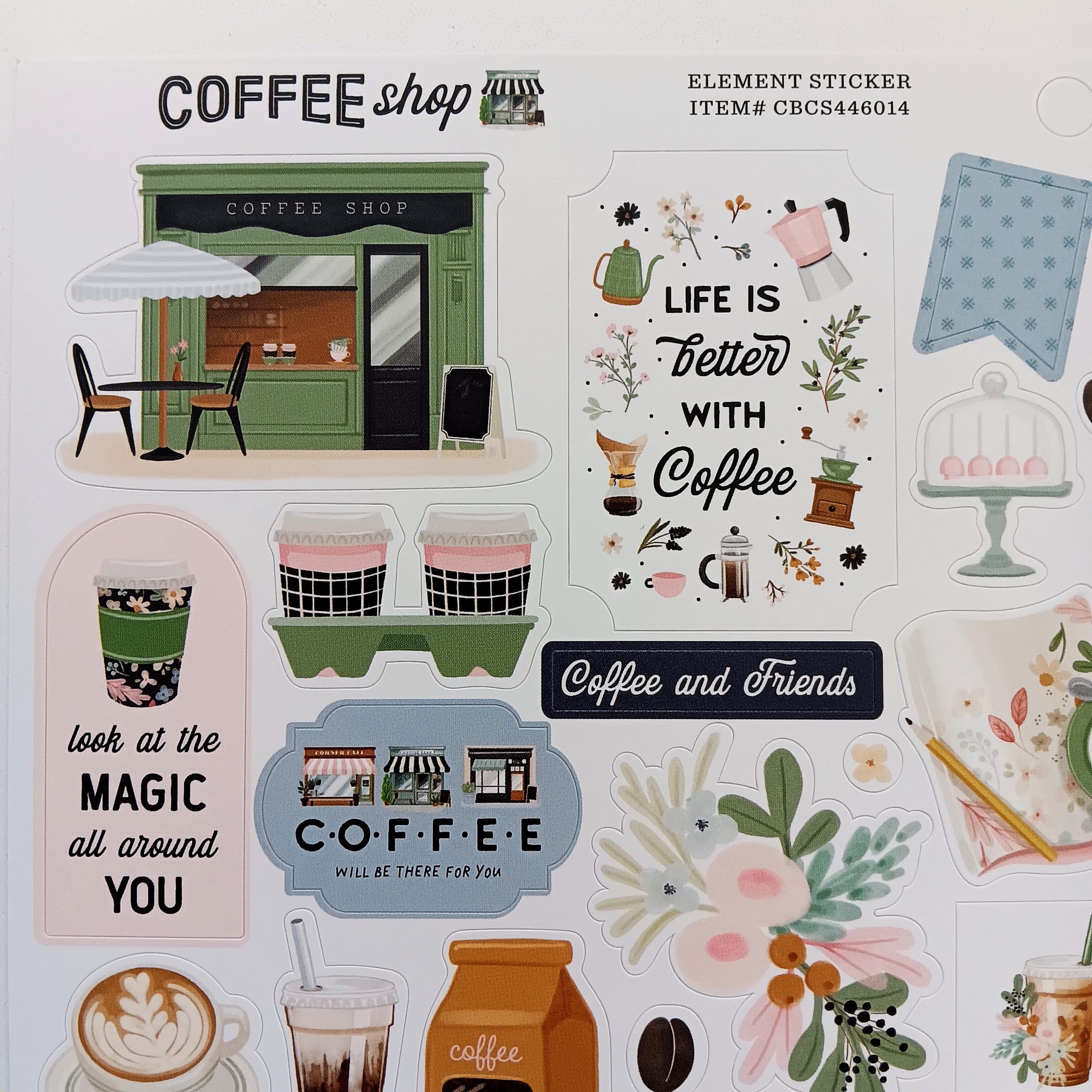Coffee Shop Stickers, 12