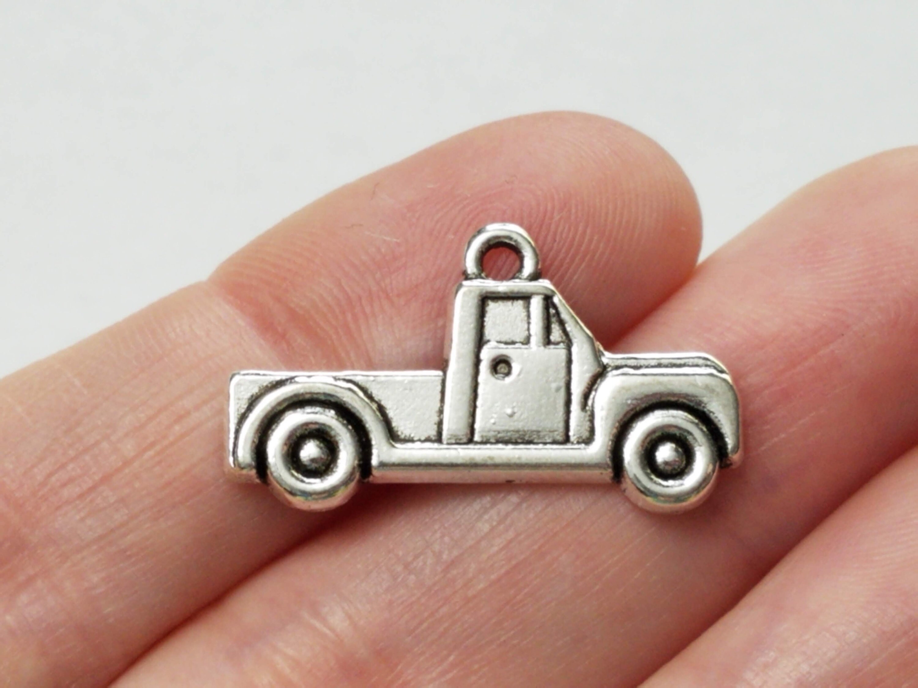 Charms for Bracelets and Necklaces Tow Truck Charm