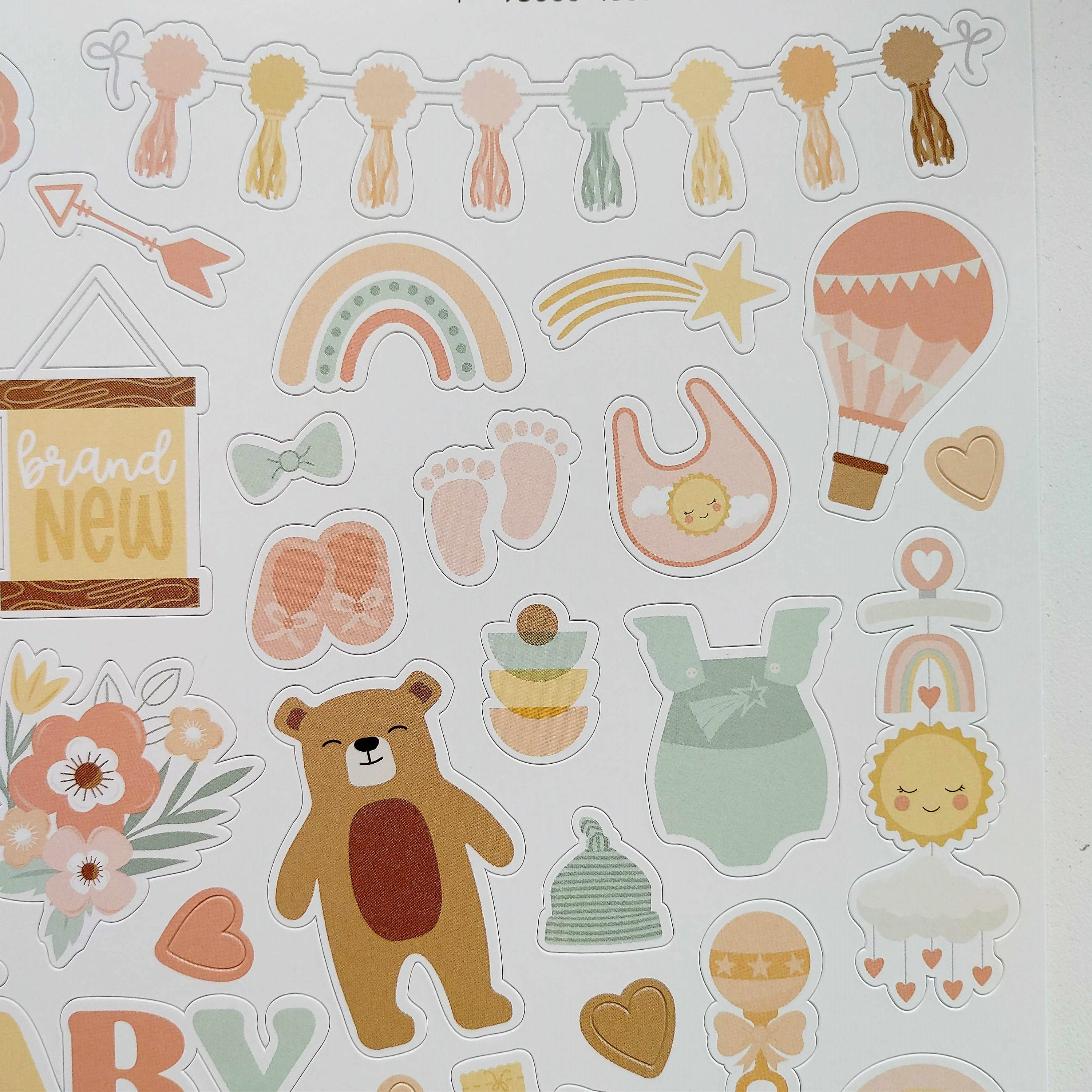 Our Baby Girl Stickers, 12