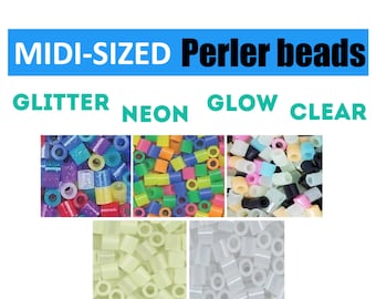 1000 cuentas Perler, cuentas de fusión Perler, cuentas Perler a granel, lote de cuentas Perler, cuentas de brillo, cuentas de neón, cuentas de fusión brillante, marca Perler