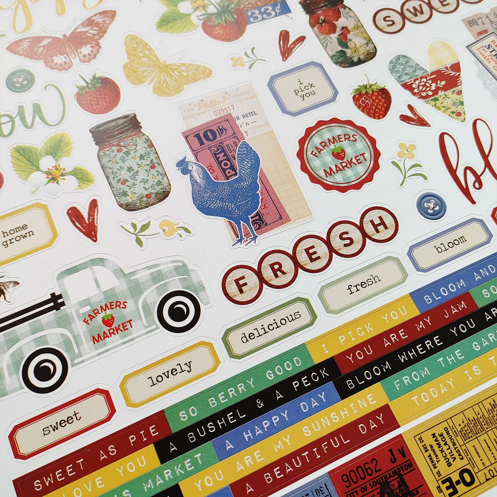 Berry Fields Stickers, 12