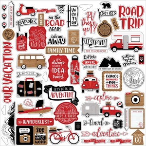 Germany Adventure Scrapbook Stickers - Cardstock Decals For Travel Journals & Memory Books