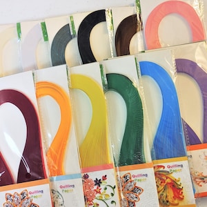 1440 Strips, 3mm Quilling Paper Strip, Paper Art Craft, Rainbow Quilling, 3mm, 15" Paper Strip, Precision Cut Paper, Approx. 15" long