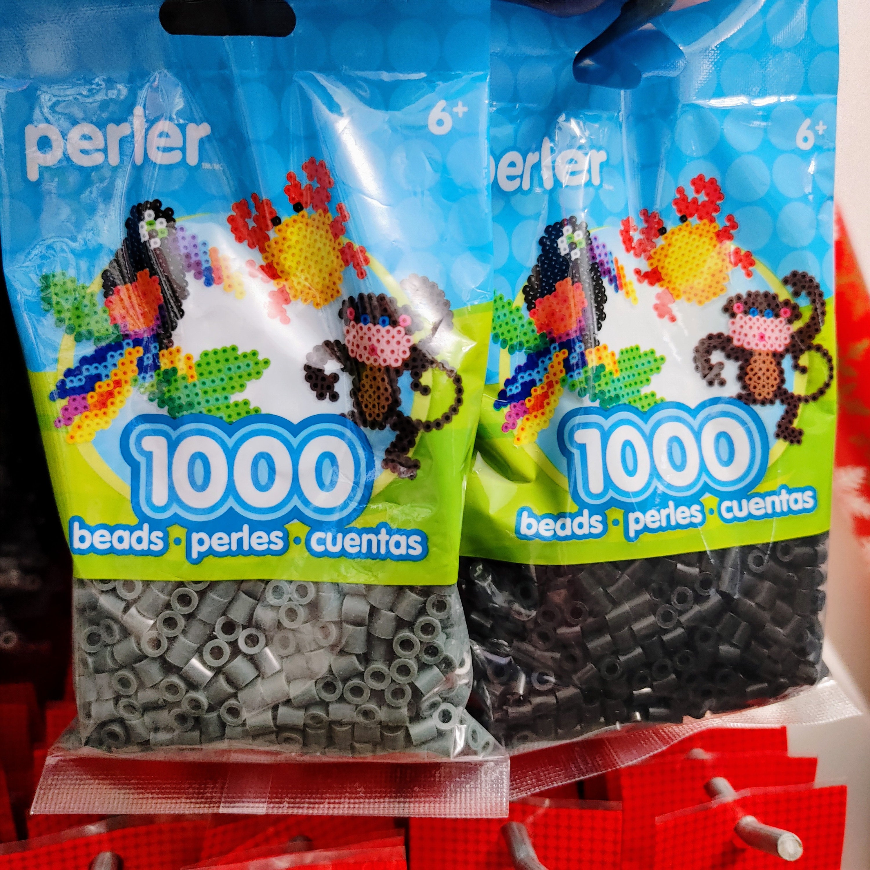 Perler Beads 1,000/Pkg-Charcoal, 1000/Pkg - Ralphs