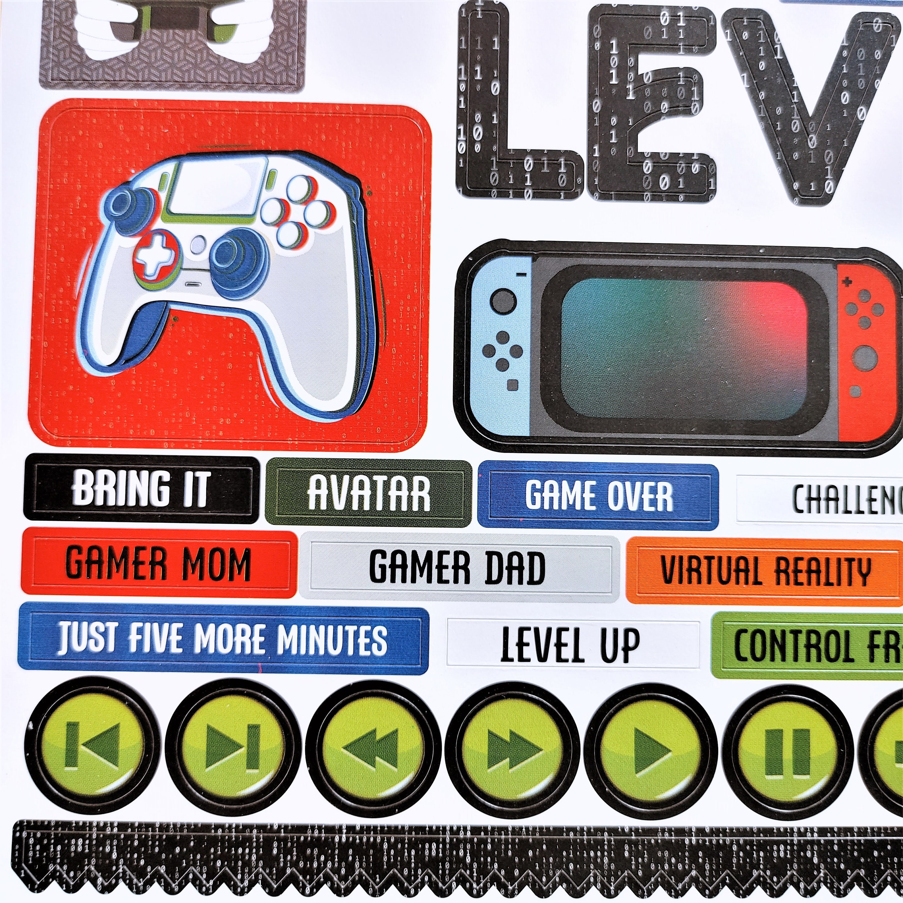 Gamer Stickers, 12