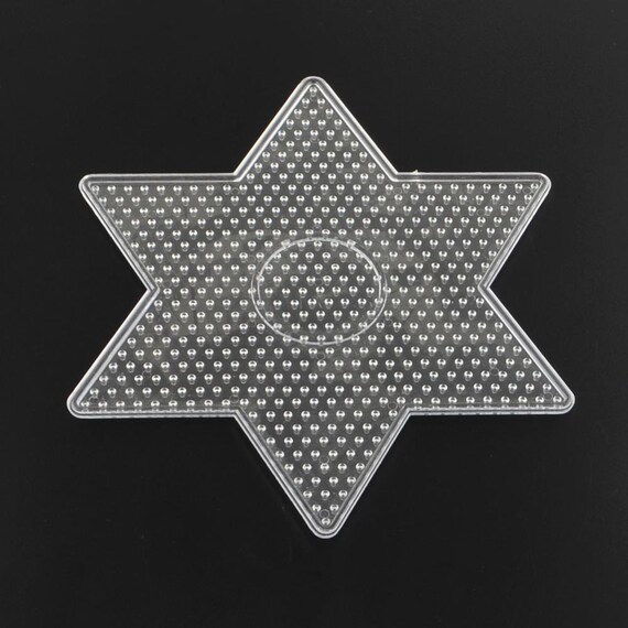 1 lot Square Round Star Heart Perler Hama Beads Peg Board Pegboard for 2.6mm MW 