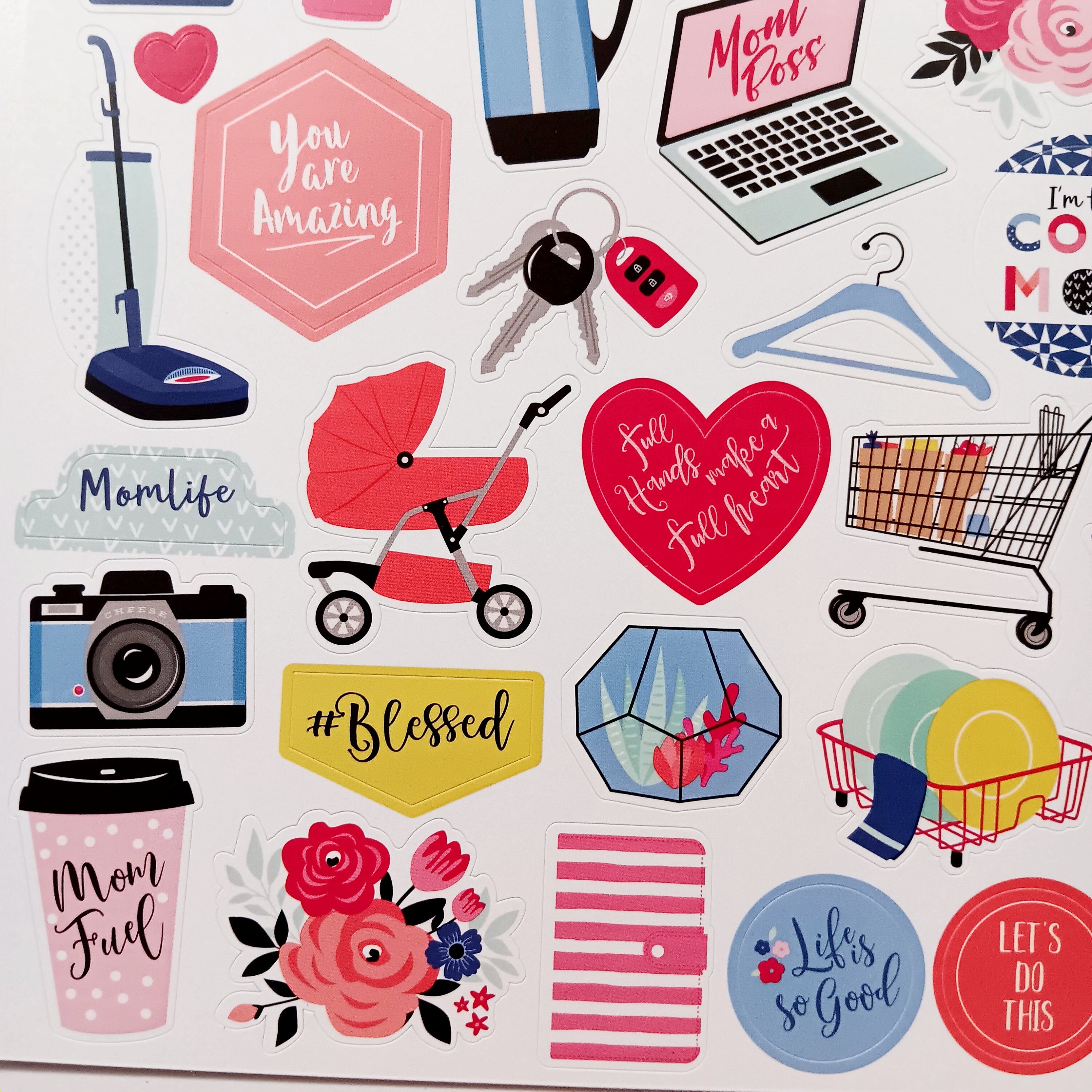 I Am MOM Stickers, Gifts for Mom, Cardstock Stickers, 12 Inch Stickers ...