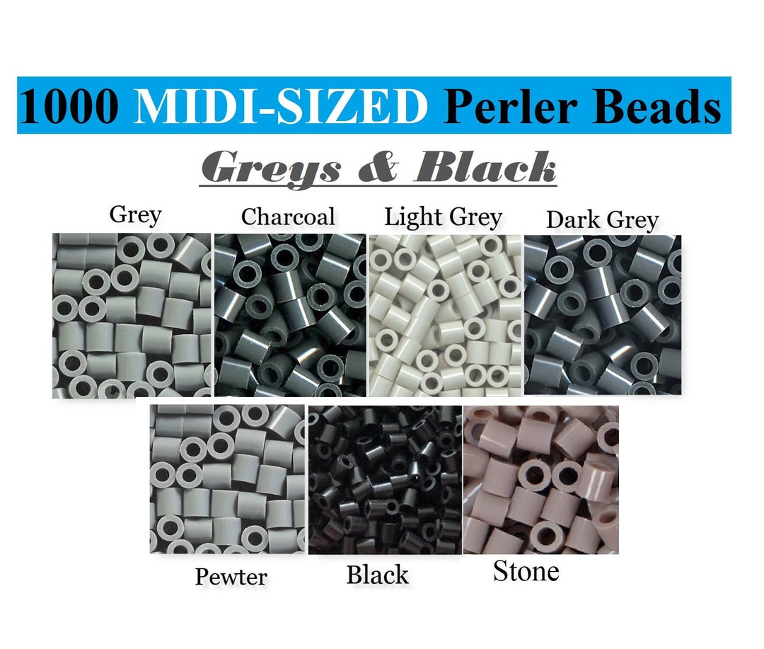  Perler Beads 1,000 Count-Black : Arts, Crafts & Sewing
