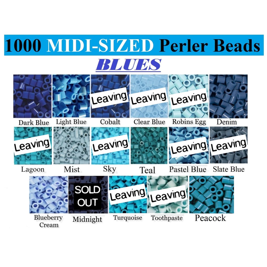 1000 Perler Beads, Perler Melting Beads, Bulk Perler Beads, Perler