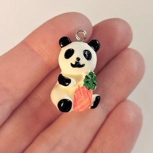 Panda Bear Jewelry Sterling Silver Handmade Panda Bear Key