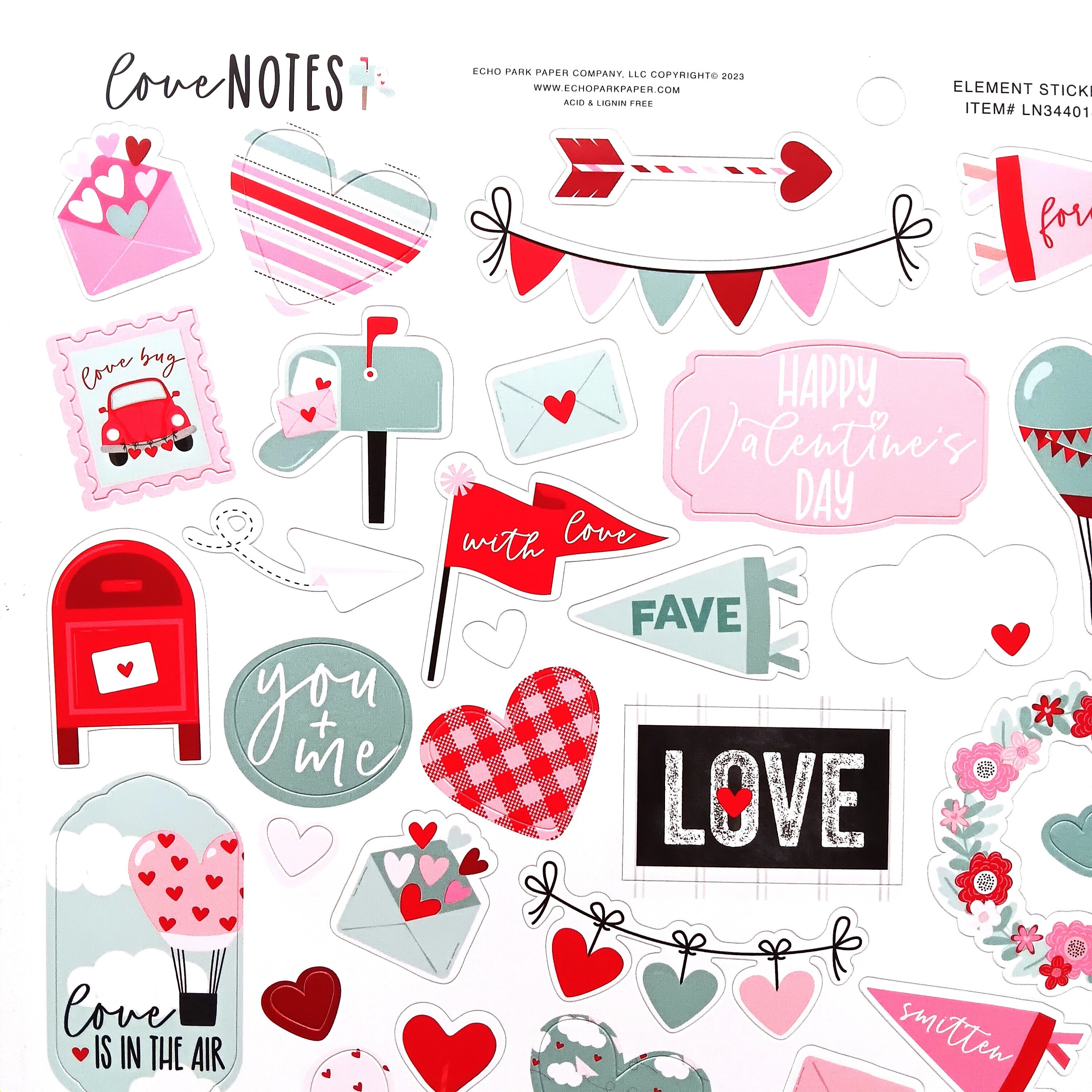 Sweet Notes Sticker Love Notes Stickers, 12