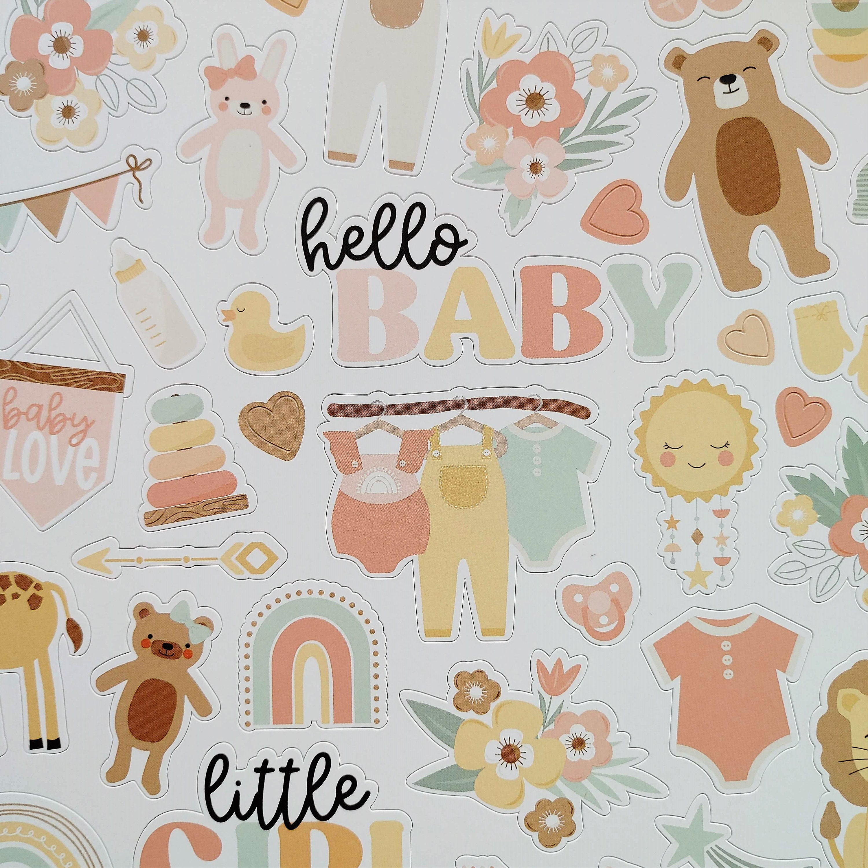 Our Baby Girl Stickers, 12