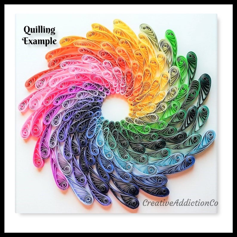 720 Total Strips Quilling Paper Strip Paper Art Craft Etsy