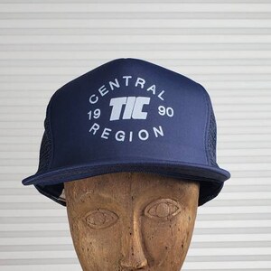 1990 &#39;TIC Central Region&#39; Snapback Cap. Epic 90&#39;s Fashion. Hippity Stylish History.
