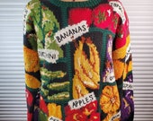 Vintage Vegan Sweater. MEDIUM. Carroll Reed. Perfect Present For A Vegan or Vegetarian. Clean. Made With Plant Based Materials.