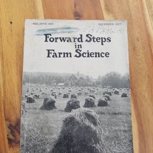 1927, December, Forward Steps In Farm Science. Hippity Culinary History.