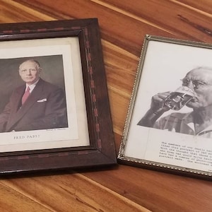 Unmöglich, Antike Fred Pabst Jr. Porträts zu finden. Scheint von der Familie erstellt zu werden. Erworben in Milwaukee, WI, der Heimat von Pabst Brass Co.