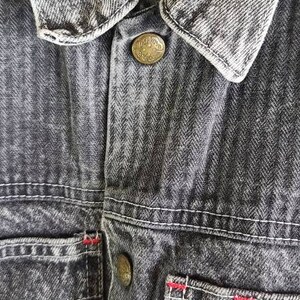 Kids Vintage Oshkosh B'gosh Denim Jacket. Vintage Kid's High Fashion. Made in USA. image 5