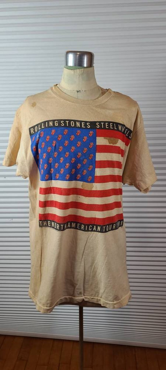 Rolling Stones 1989 North American Tour Band Tshir