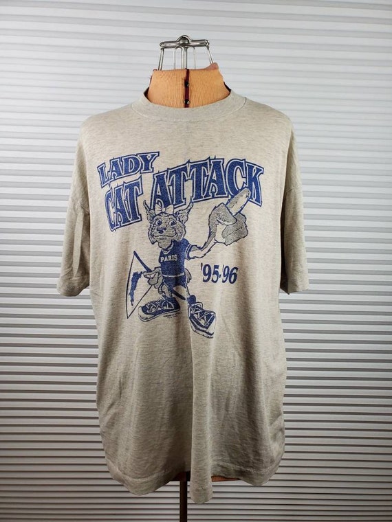 Vintage Lady Cat Attack 95'-96' Tshirt.