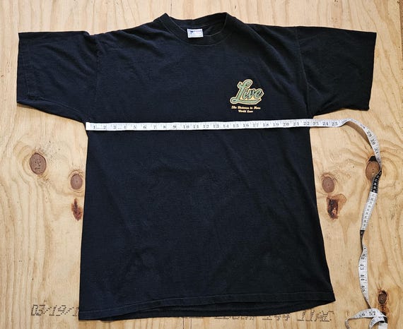 Vintage 90s Live Band Tour Single Stitch Breathable Cotton T Shirt