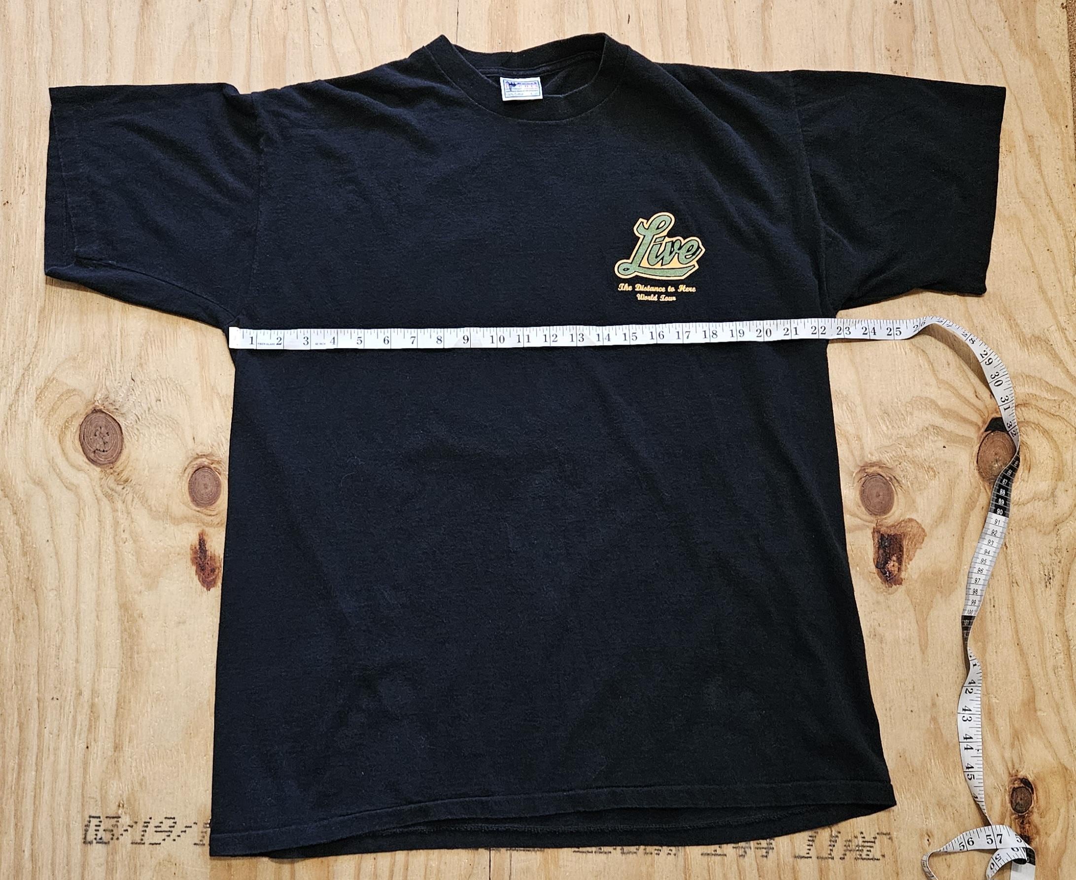 Vintage 90s Live Band Tour Single Stitch Breathable Cotton T Shirt