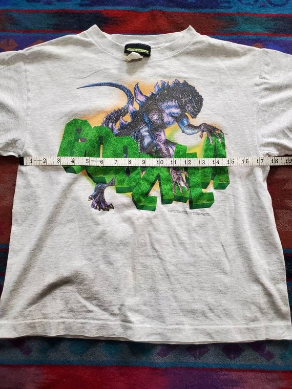 1998 Godzilla Youth Large. Single Stitch. Rare Co… - image 8