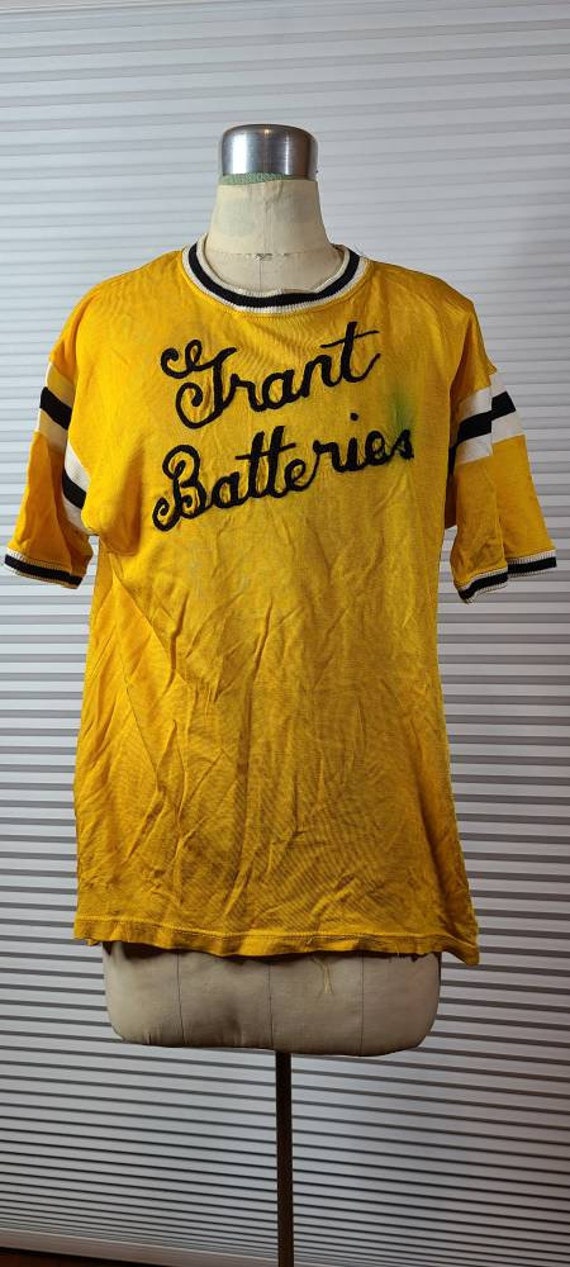 1940's or earlier Grant Batteries Vintage Jersey. 