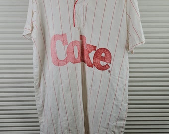 Coke Vintage Striped PJs. Wearable Coca Cola Advertising History.