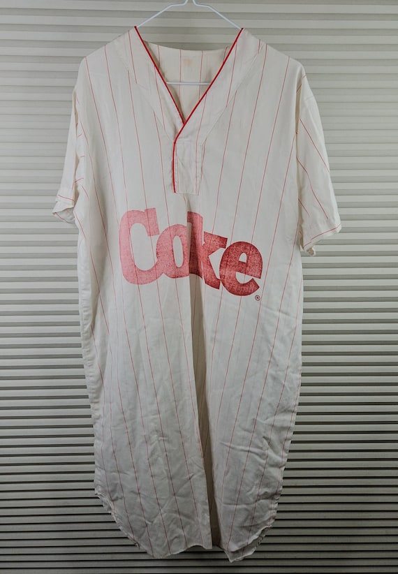 Coke Vintage Striped PJs. Wearable Coca Cola Adve… - image 1