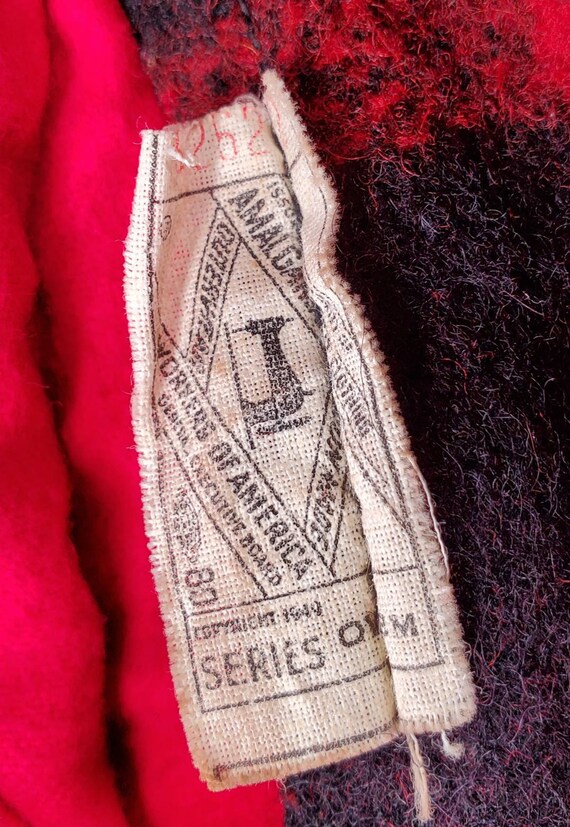 1960's Wool Plaid Hunting Jacket. LARGE Styled Fo… - image 3