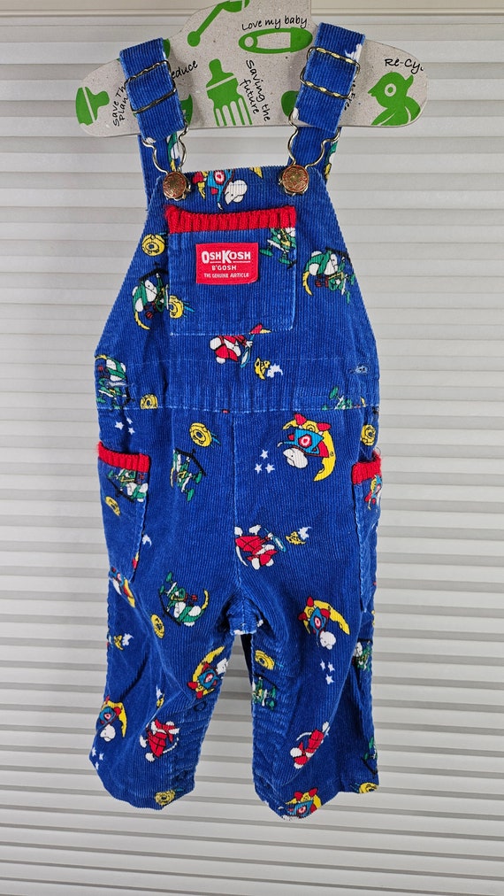 Oshkosh B'Gosh Vintage 6/9 Month Overalls. Mouse C