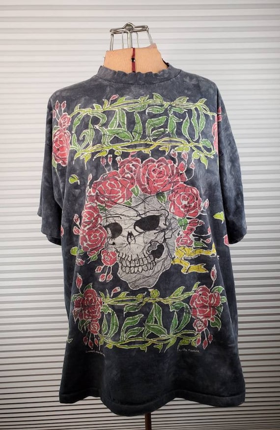 1994 Grateful Dead XL Band T-shirt. Classic Tie Dye. Rare Clay 