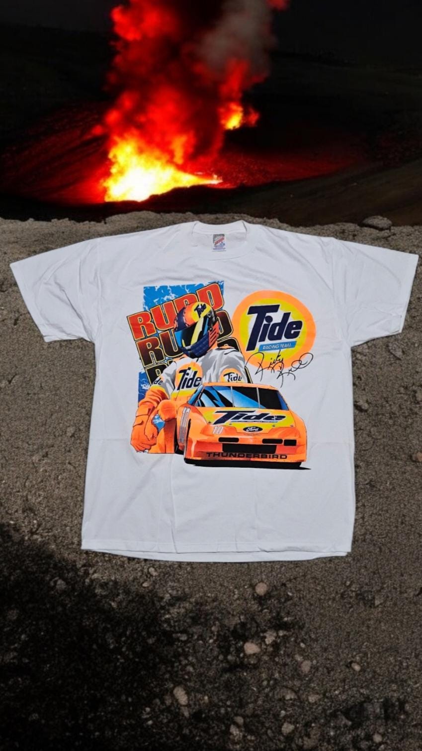 USA製 “Tide Racing Team” 企業ロゴ プリントTシャツ | 横浜