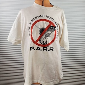1990&#39;s &#39;Protect Americans&#39; Rights & Resources&#39; Tshirt.