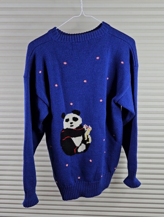 Wool Vintage Panda Sweater. Size 38. Men's Medium.