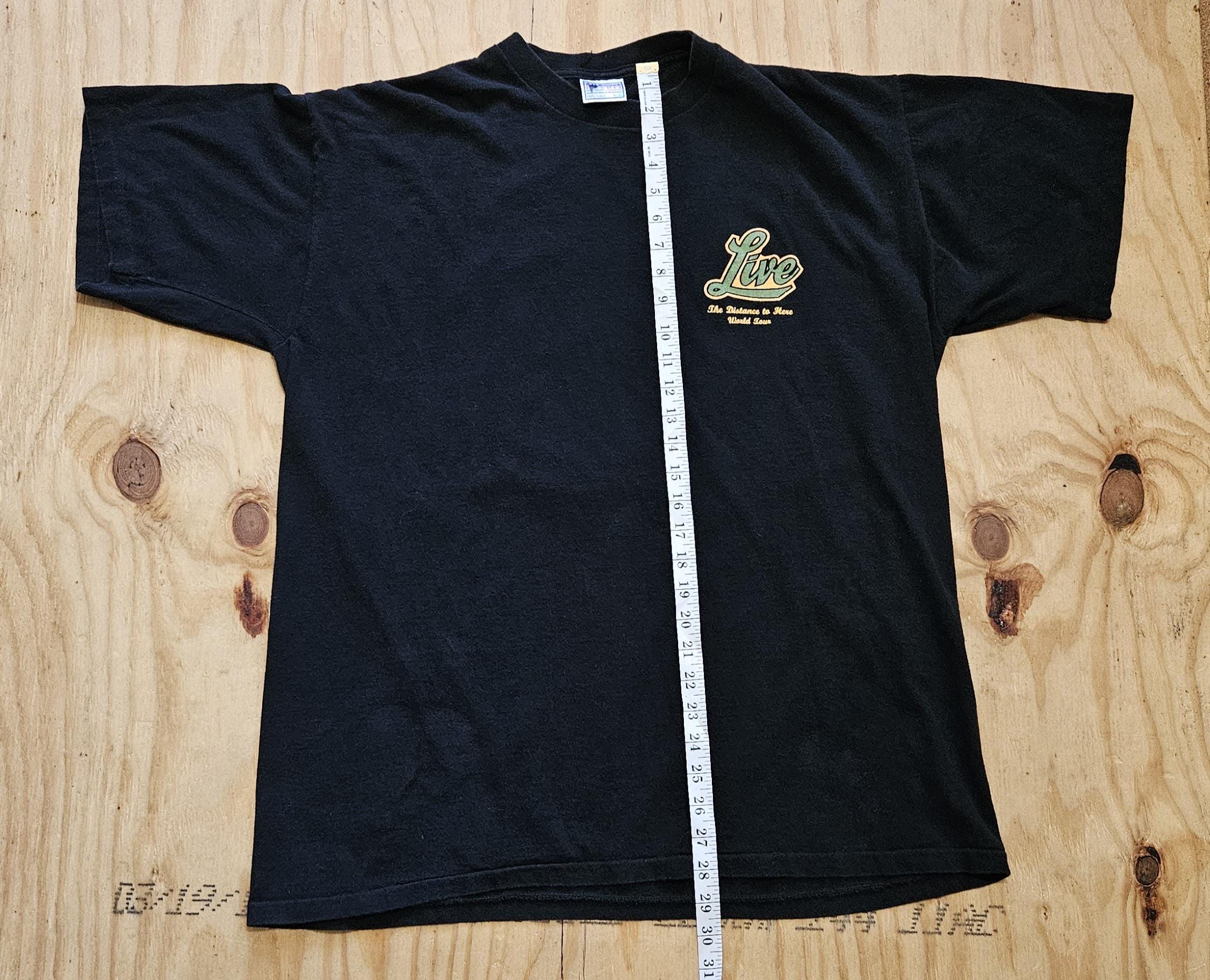 Vintage 90s Live Band Tour Single Stitch Breathable Cotton T Shirt